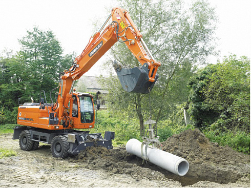 Колесные экскаваторы DOOSAN DX210W
