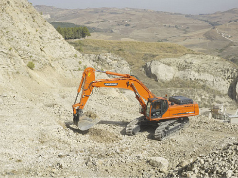 Гусеничные экскаваторы Doosan DX520LC