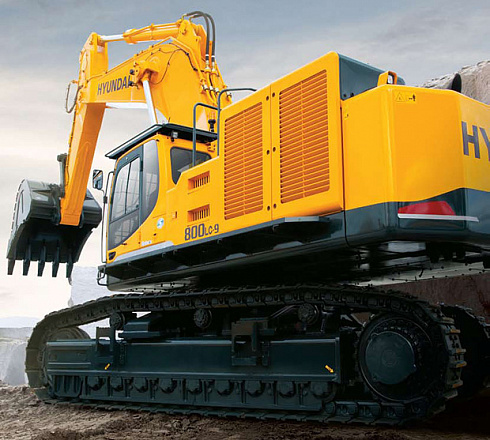 Гусеничный экскаватор Hyundai R-800LC-9
